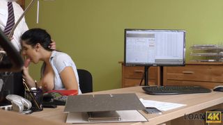 Doggystyle and missionary sex on the desk